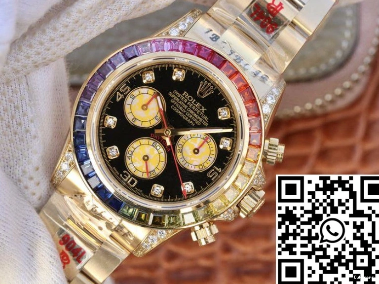 Factory Rolex 116598RBOW movement BL 7750 Rainbow Cosmograph Daytona 0121